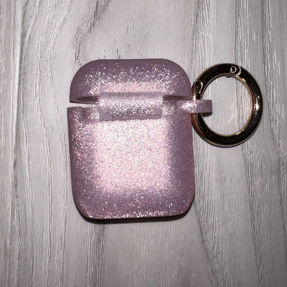 Apple AirPod Pink Sparkle Case